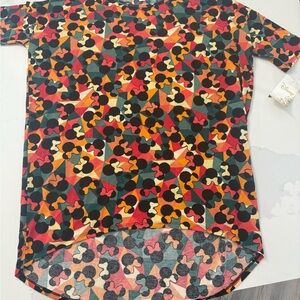 LuLaRoe Multicolor Mickey Mouse Tee